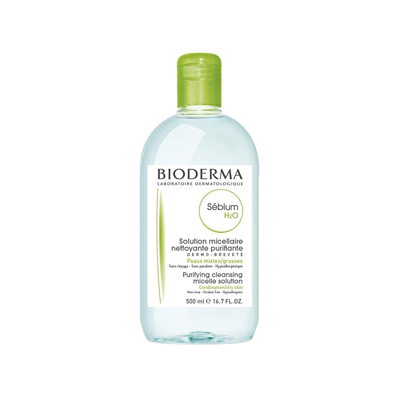 Bioderma Sebium H2O Micellar Water Makeup Remover 500ML