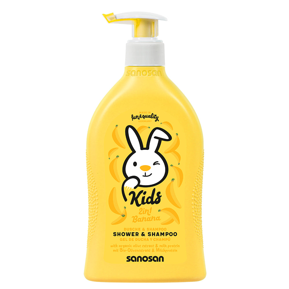 SANOSAN Kids Shower & Shampoo Banana