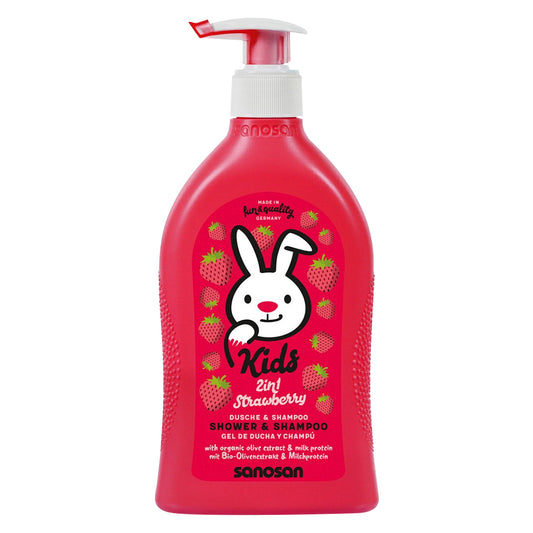 SANOSAN Kids Shower & Shampoo Strawberry